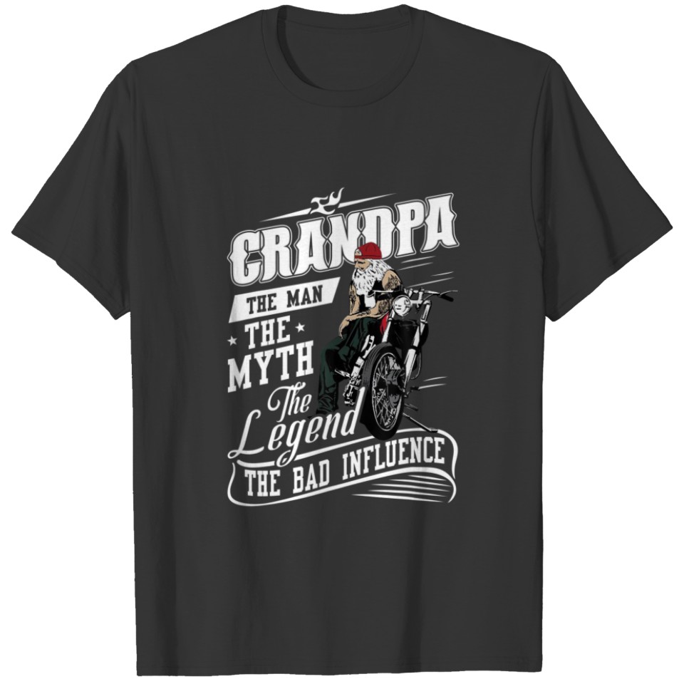 Mens Grandpa The Man. The Myth. The Legend.Father' T-shirt