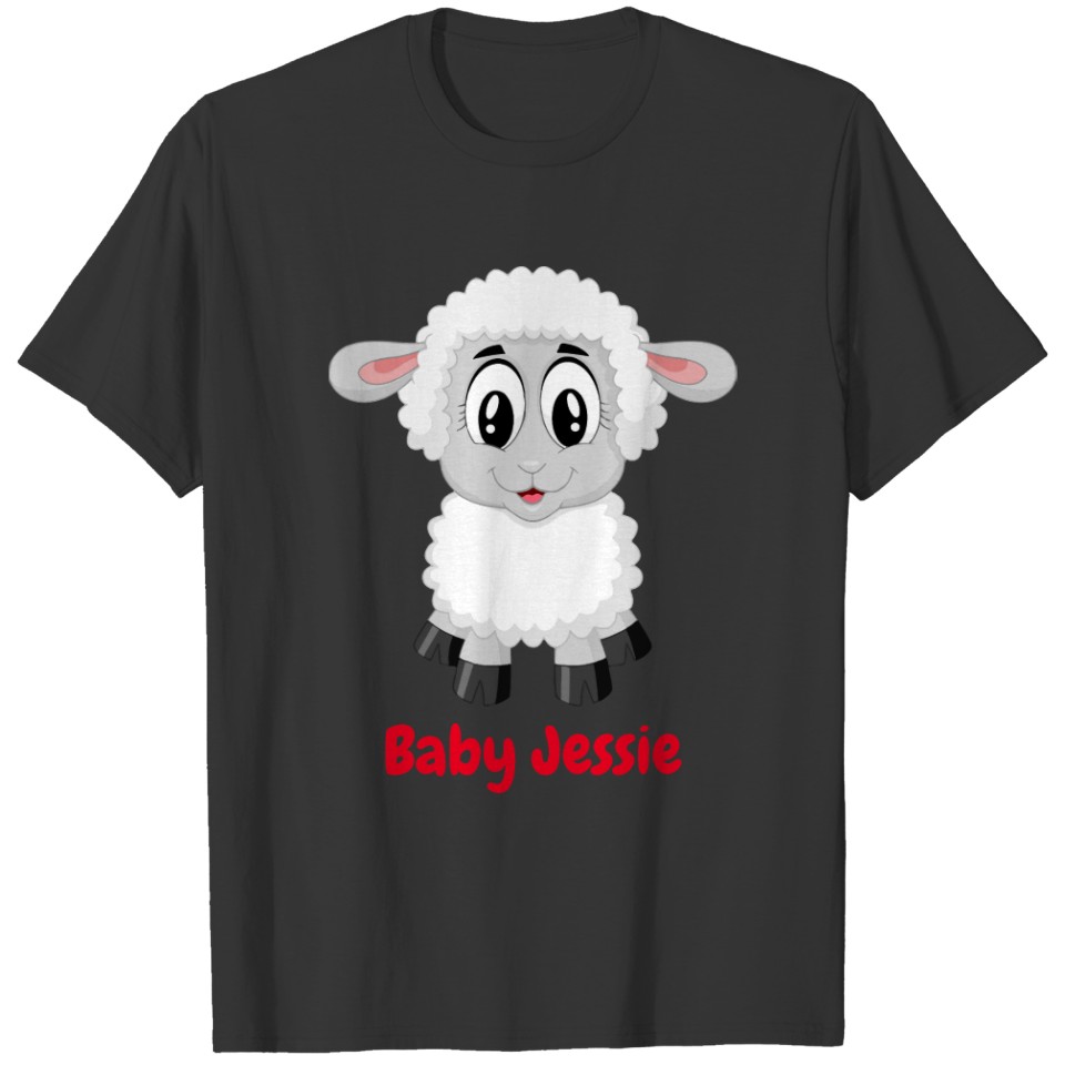 Cute Adorable Sheep and Seal Cub Graphic T-shirt