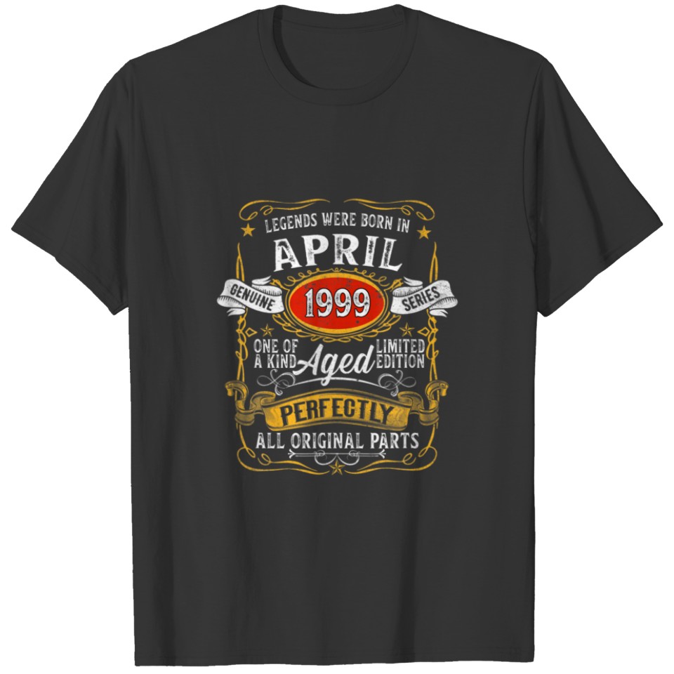 April 1999 23Rd Birthday 23 Years Old Limited Edit T-shirt