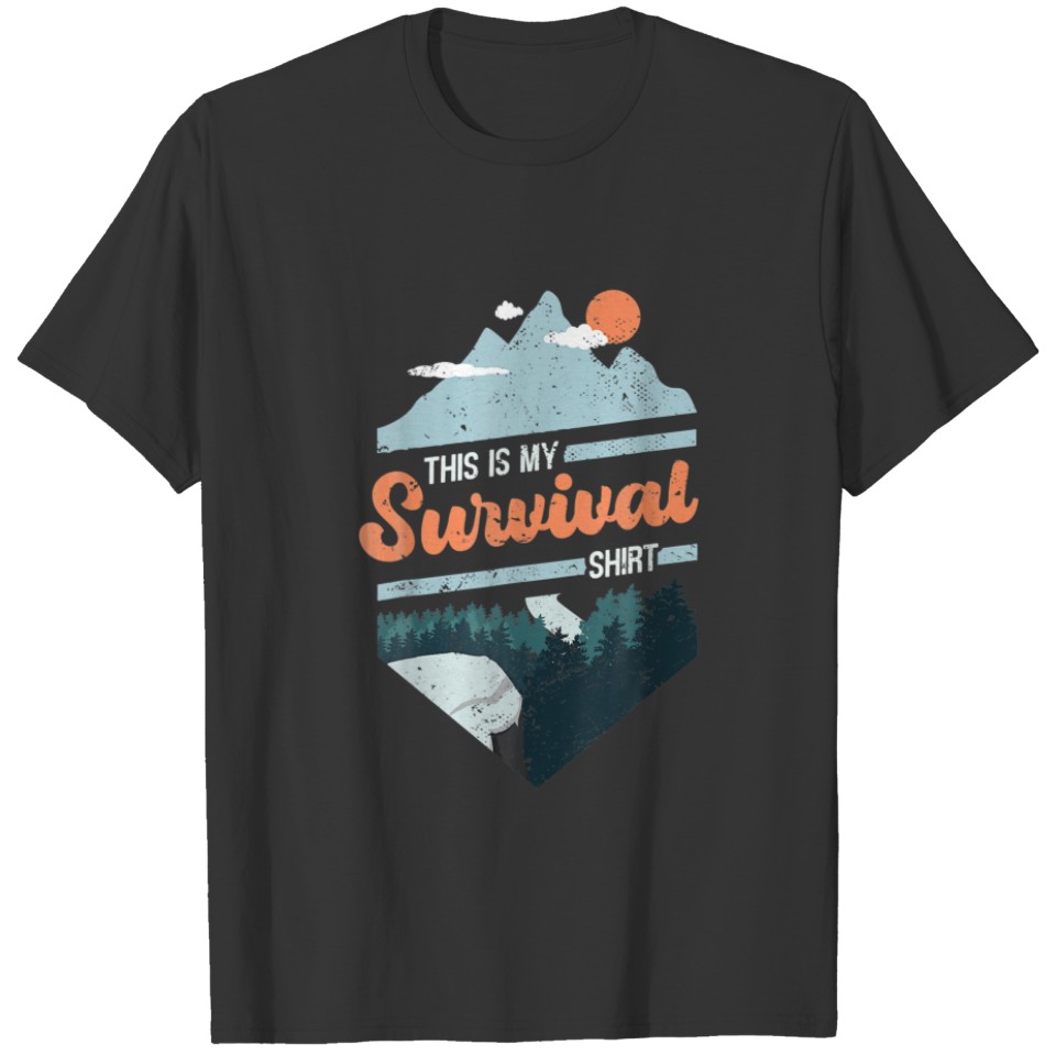 This Is My Survival Bushcraft Camping Hiking T-shirt