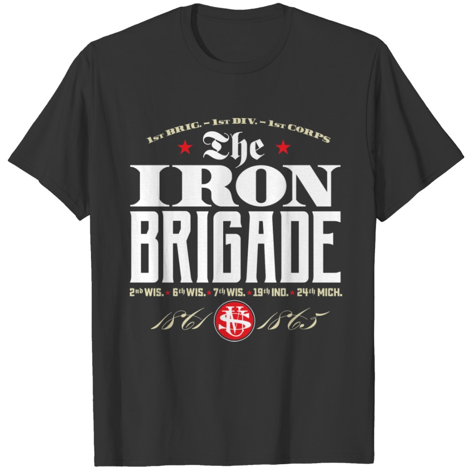 HISTORY Series - The Iron Brigade Logo for Dark T-shirt