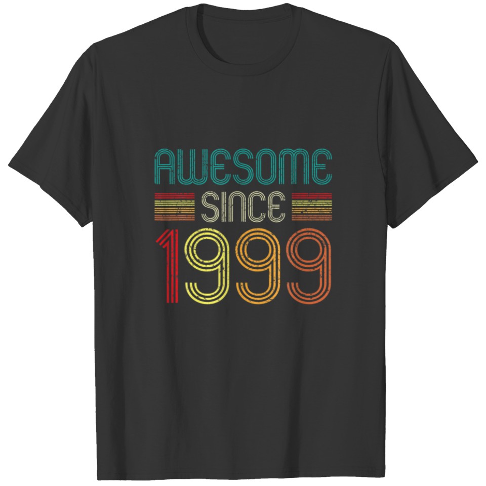 23Rd Birthday Gifts Awesome Since 1999 23 Years Ol T-shirt