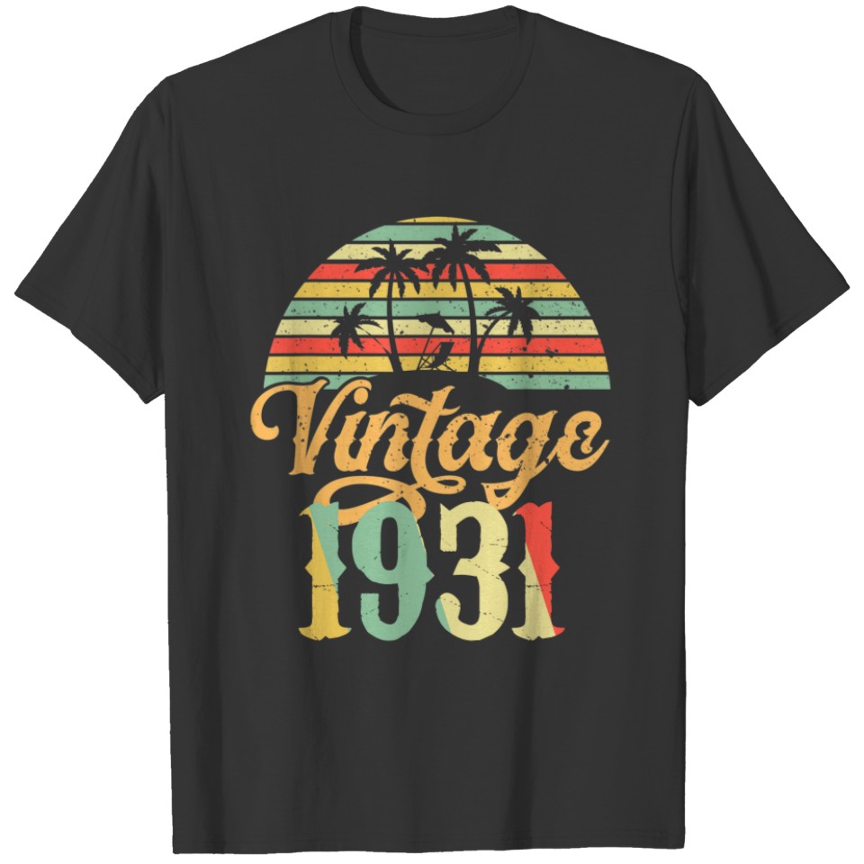 1931 Happy Birthday Gift , Vintage 1931 Classic Me T-shirt