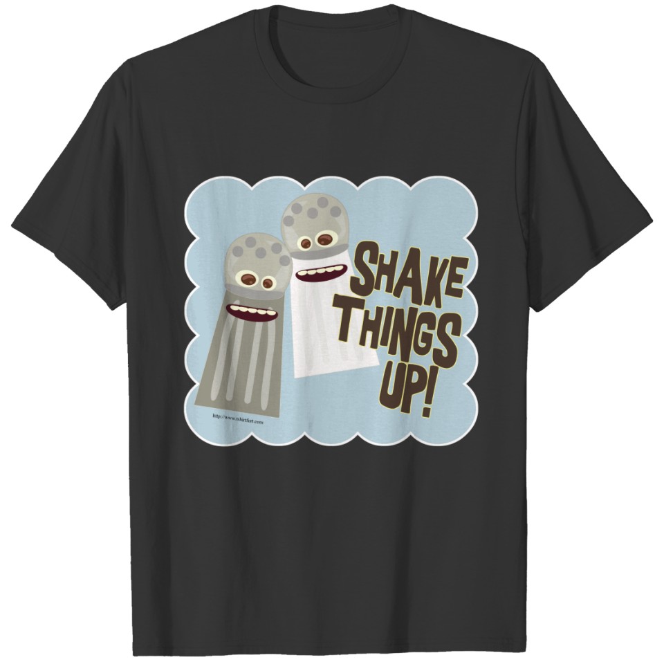 Shake Things Up Salty Pepper Pals Cartoon T-shirt