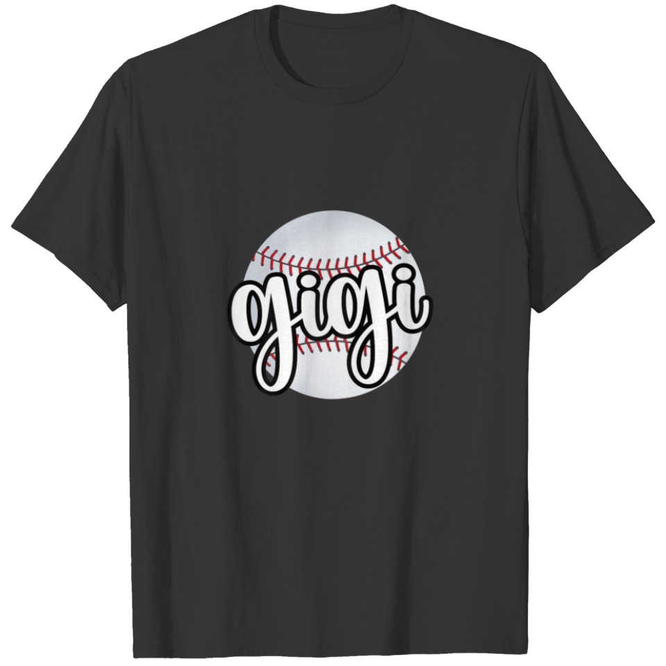 Womens Baseball Gigi | Baseball Fan Proud Baseball T-shirt
