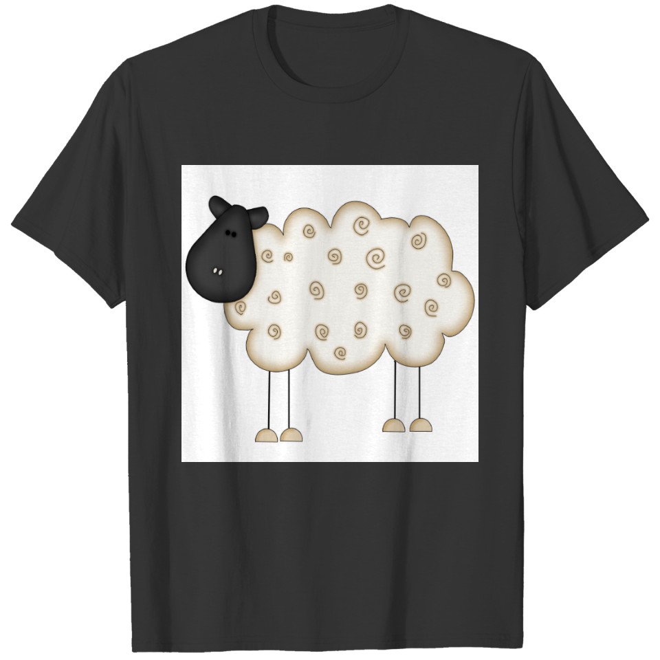 Stick Figure Sheep ts and Gifts T-shirt