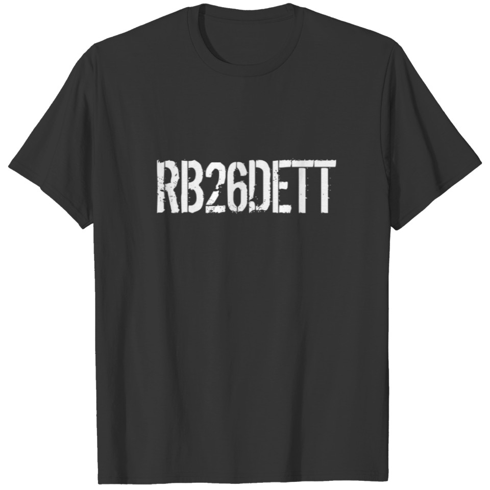 Skyline GT-R RB26DETT Engine Code T-shirt