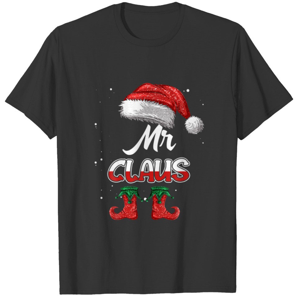 Mr Claus Christmas Pajama Family Matching Xmas T-shirt