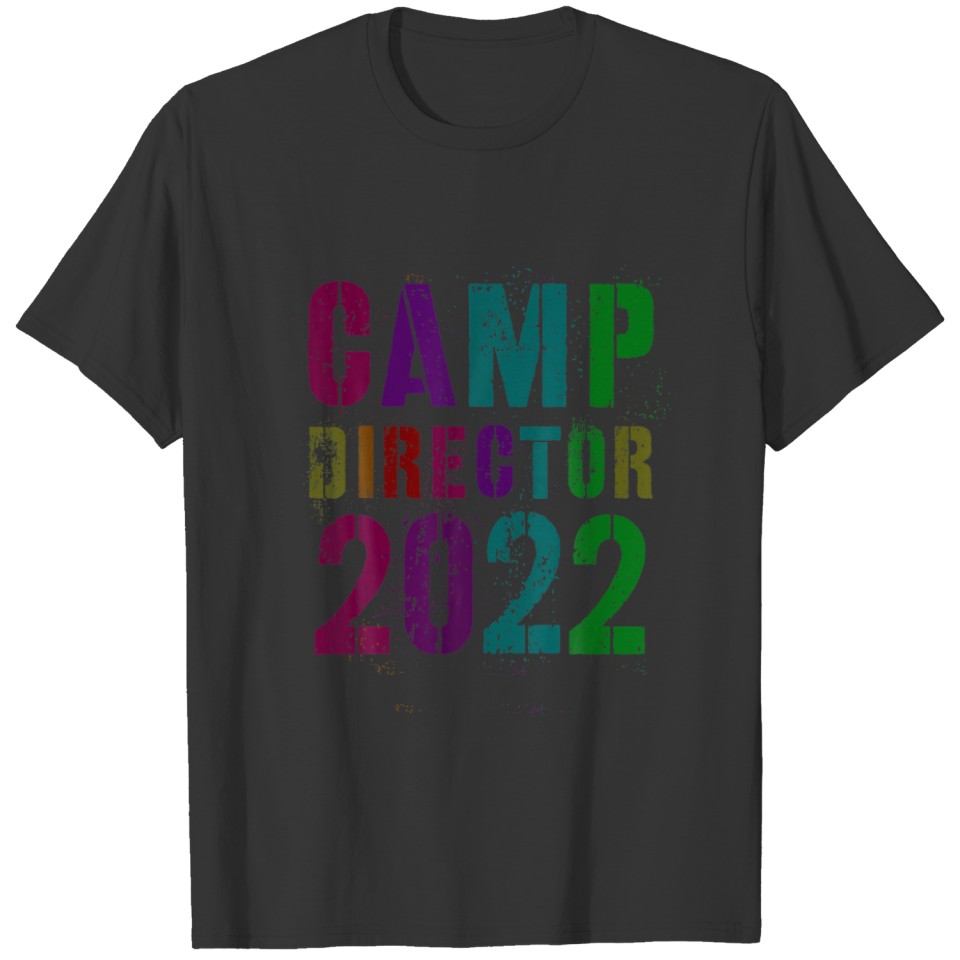 Vintage CAMP DIRECTOR 2022 Camping Host Chaos Coor T-shirt