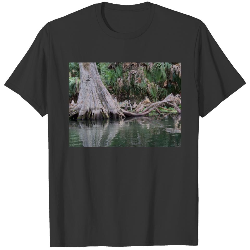 Cypress tree knees reflected T-shirt