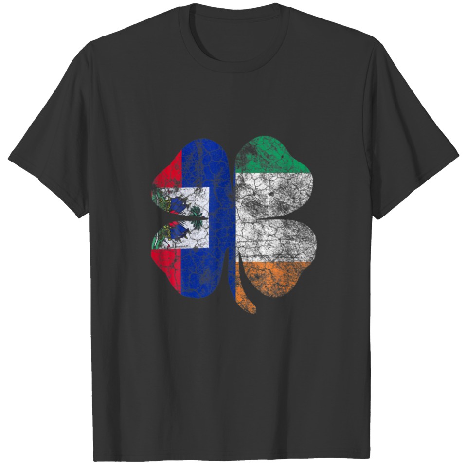St Patricks Day Haiti Irish Shamrock Ireland Haiti T-shirt