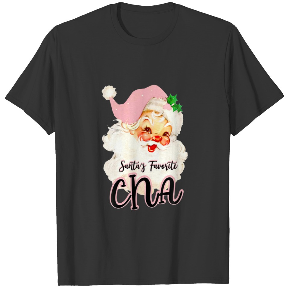 Santa's Favorite CNA T-shirt