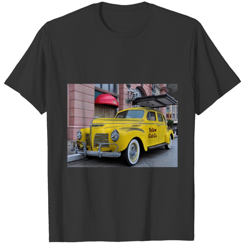 New York Yellow Vintage Cab T-shirt