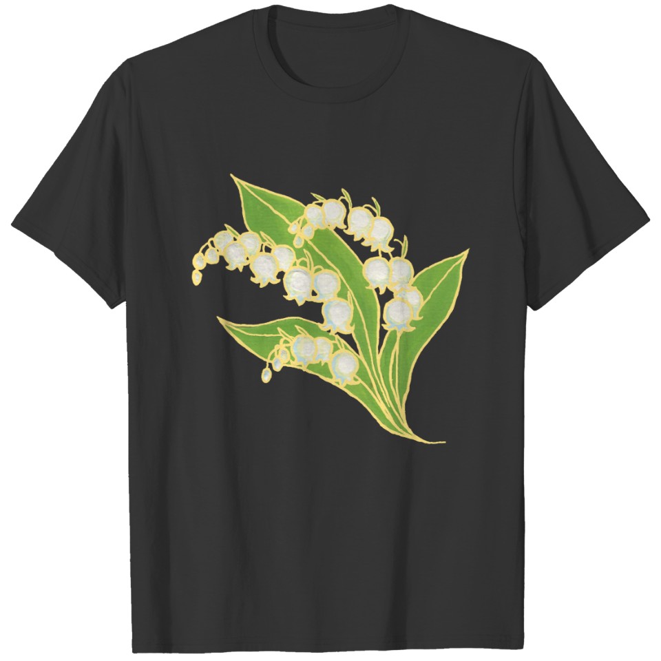 Girls Fitted Babydoll : Lily of the Valley T-shirt
