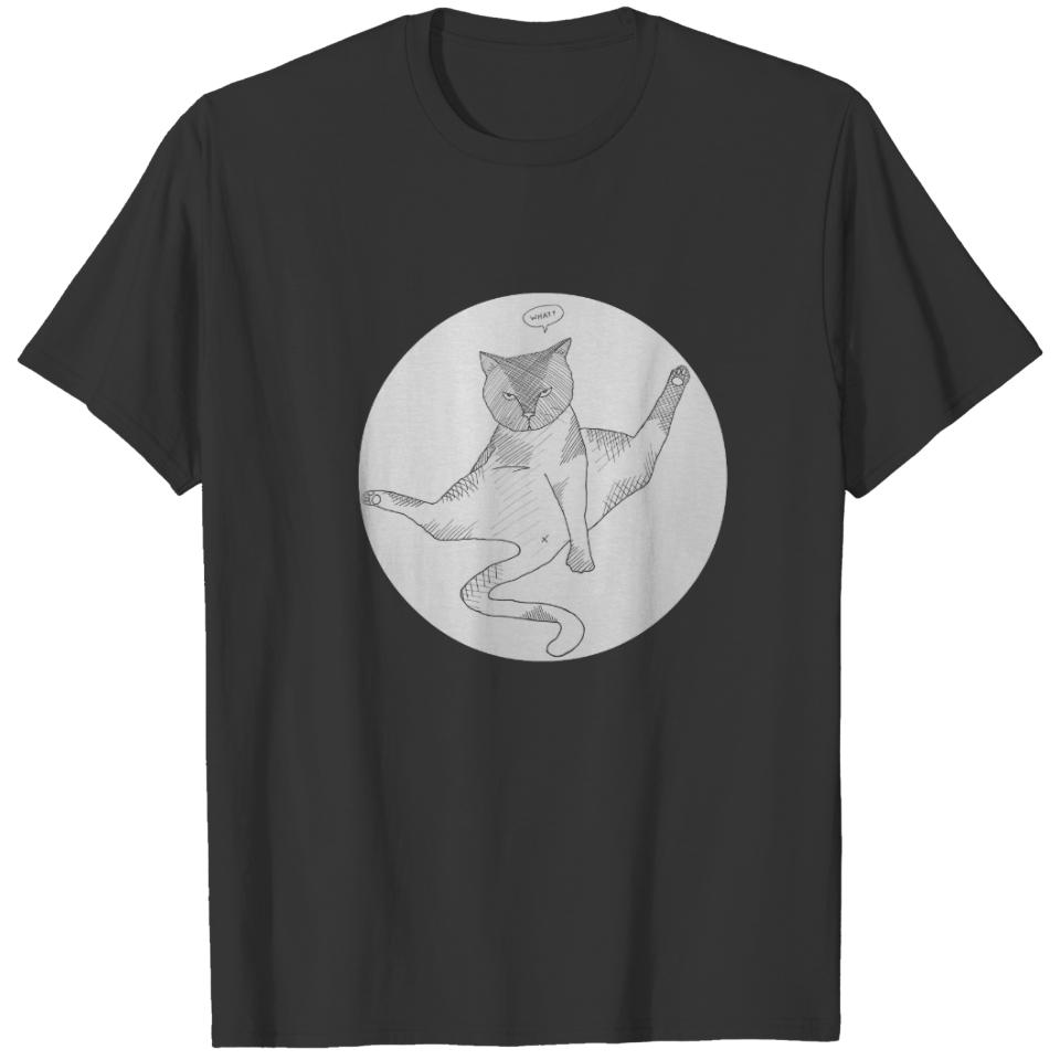 God grant me the immutable self-confidence of cats T-shirt