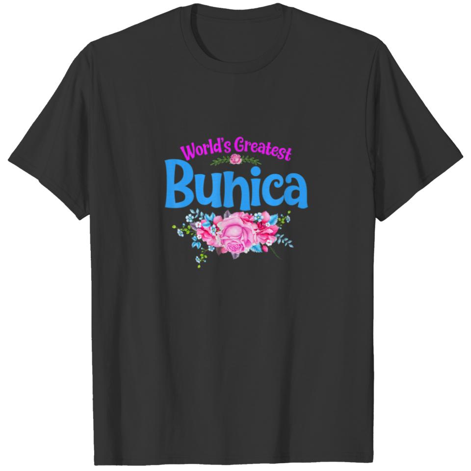 World's Greatest Bunica - Romanian Grandma T-shirt