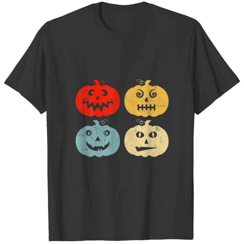 Funny Vintage Halloween Retro Cutest Pumpkin T-shirt