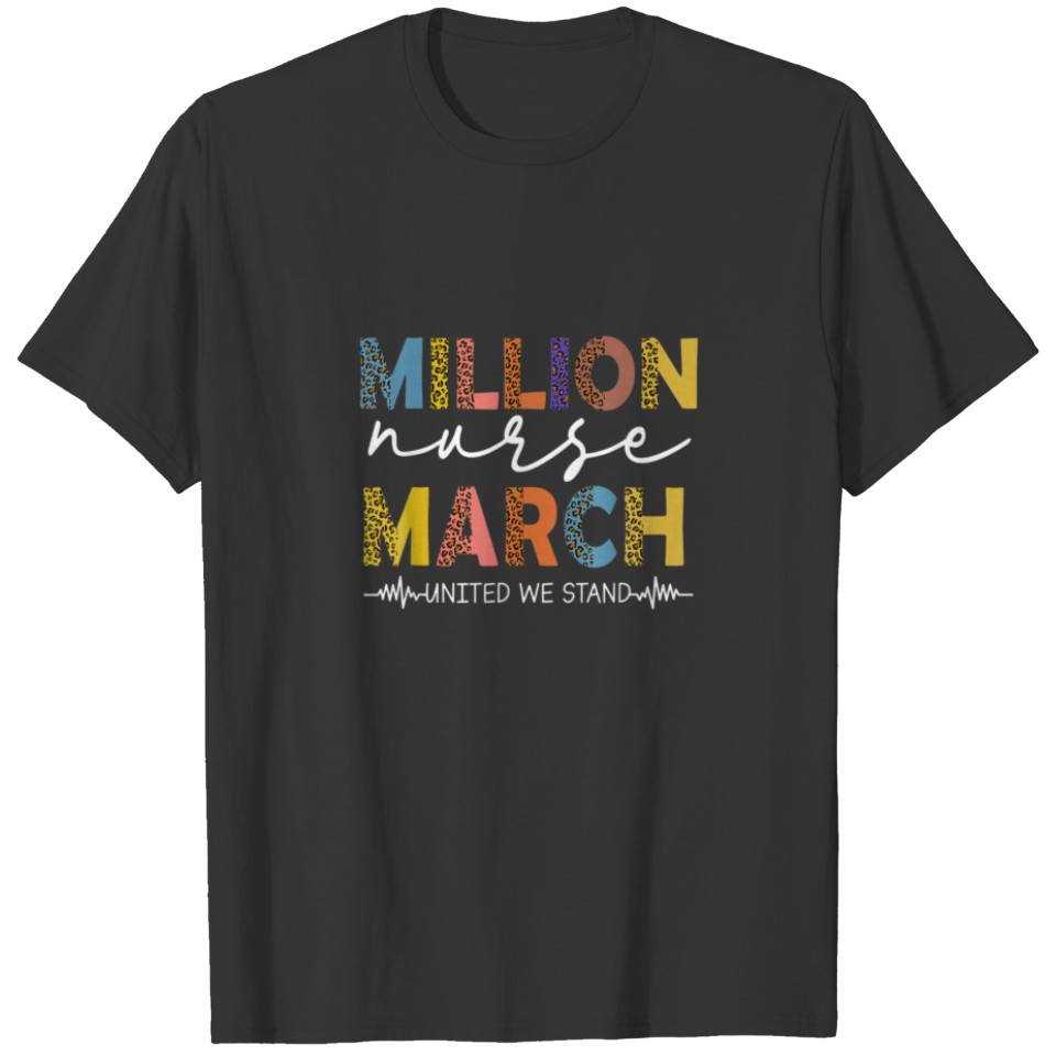 Leopard Nurse American Million Nurse March 2022 St T-shirt