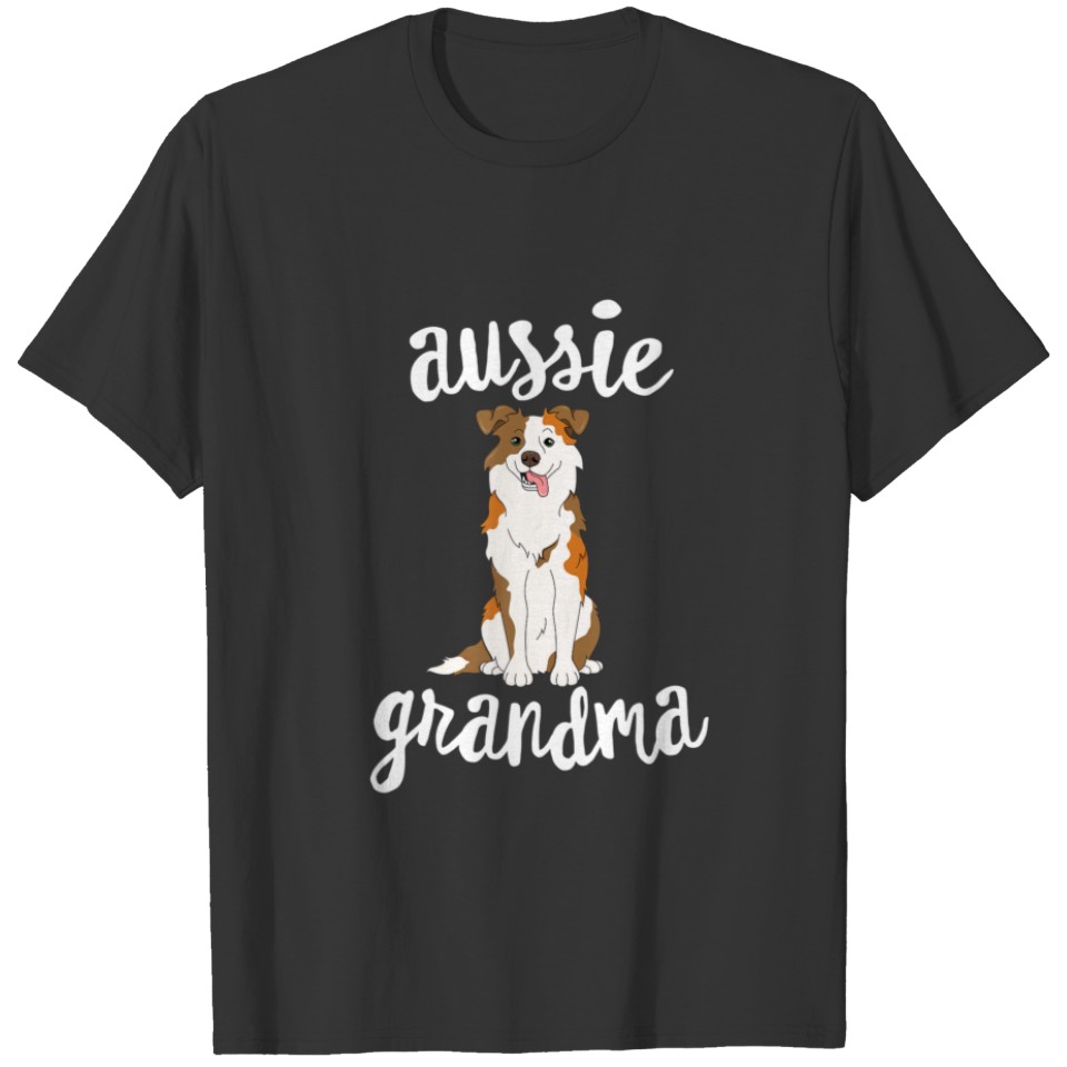 Australian Shepherd Grandma Pawma Aussie Dog Grand T-shirt
