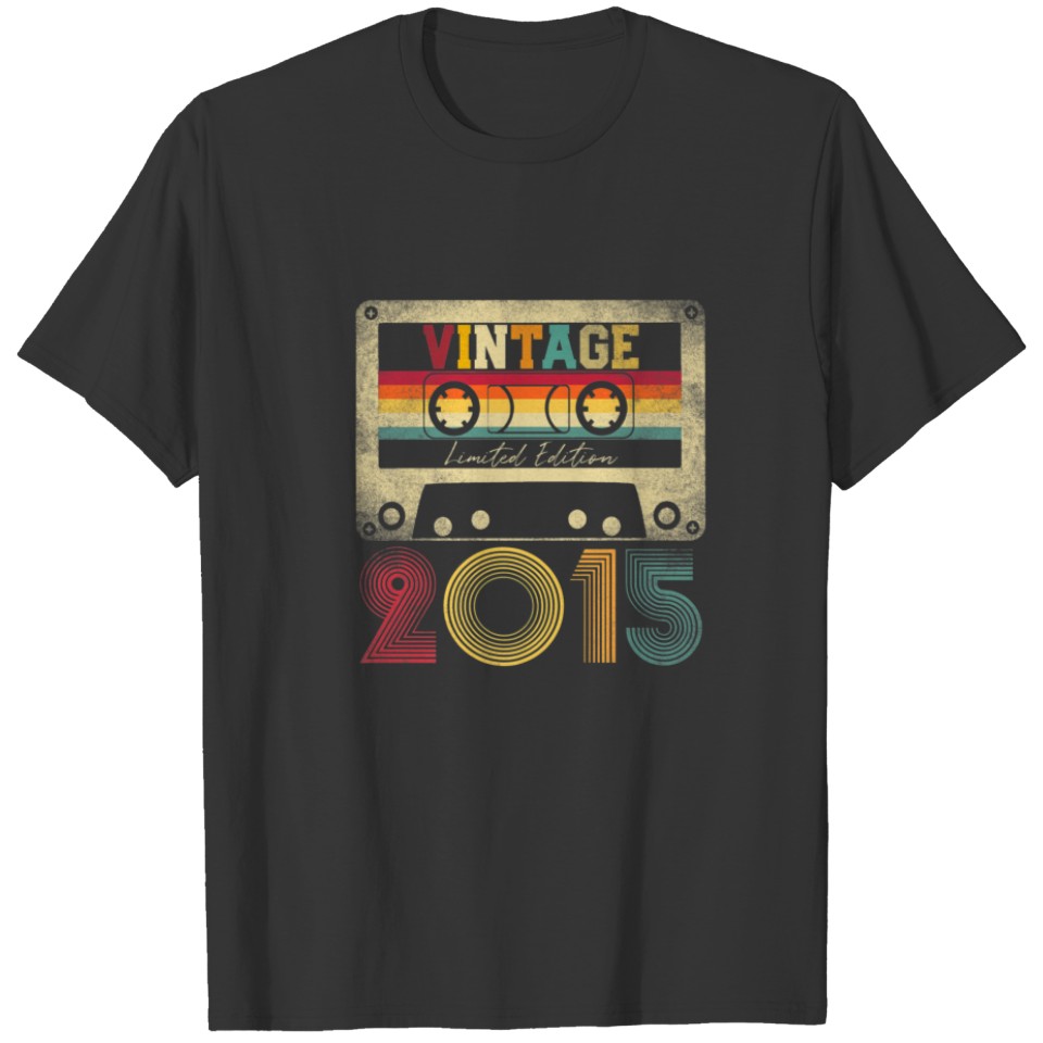 Limited Edition 2015 7Th Birthday 7 Years Old Gag T-shirt