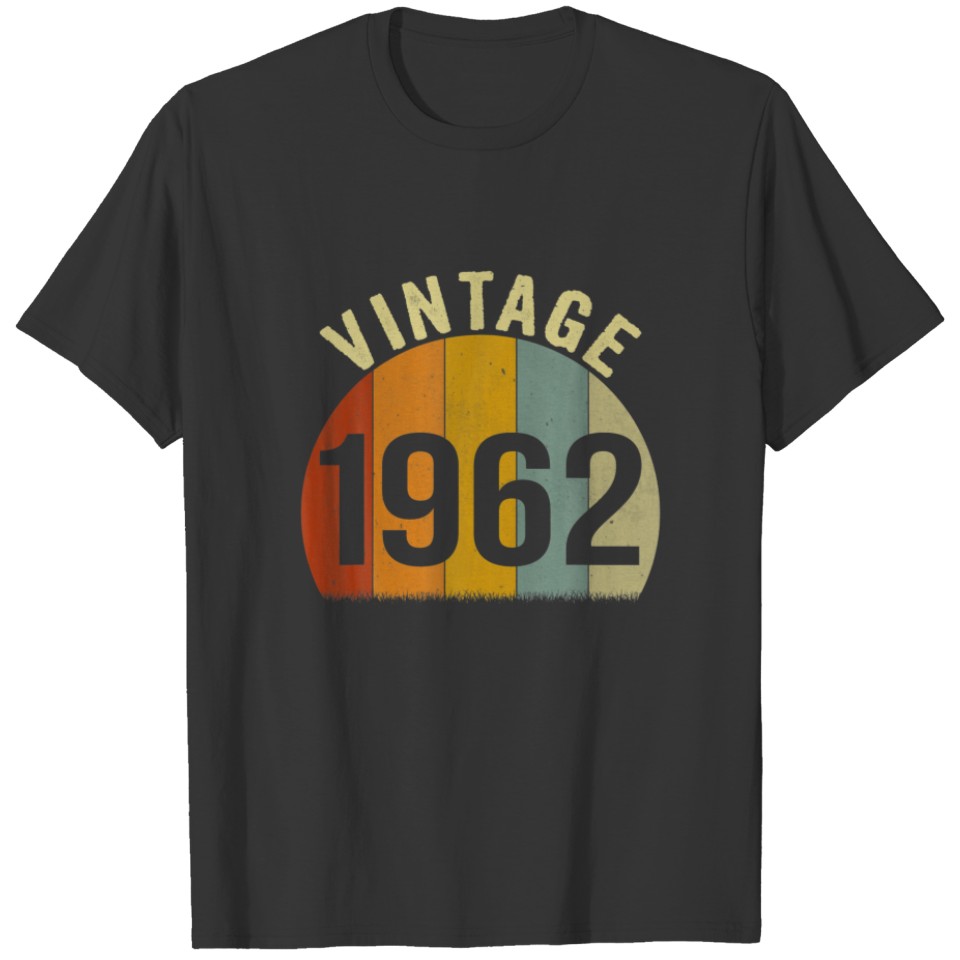 60Th Birthday Idea For Men Women 60 Years Old Vint T-shirt