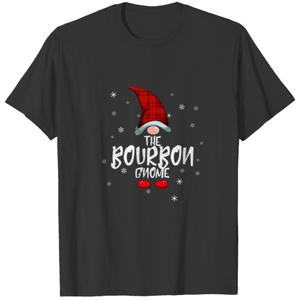 Bourbon Gnome Family Christmas Pajama Bourbon Gnom T-shirt