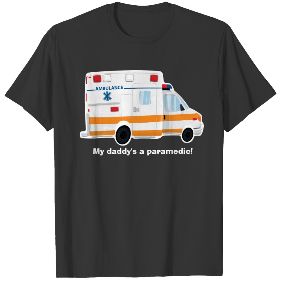Cute Ambulance  - Baby - Toddler - Kids T-shirt