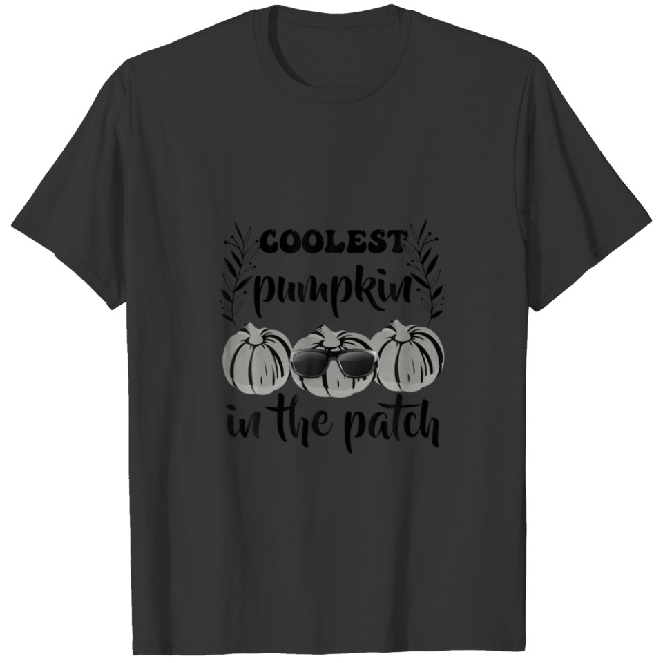 Coolest Pumpkin In The Patch Toddler Boys Hallowee T-shirt