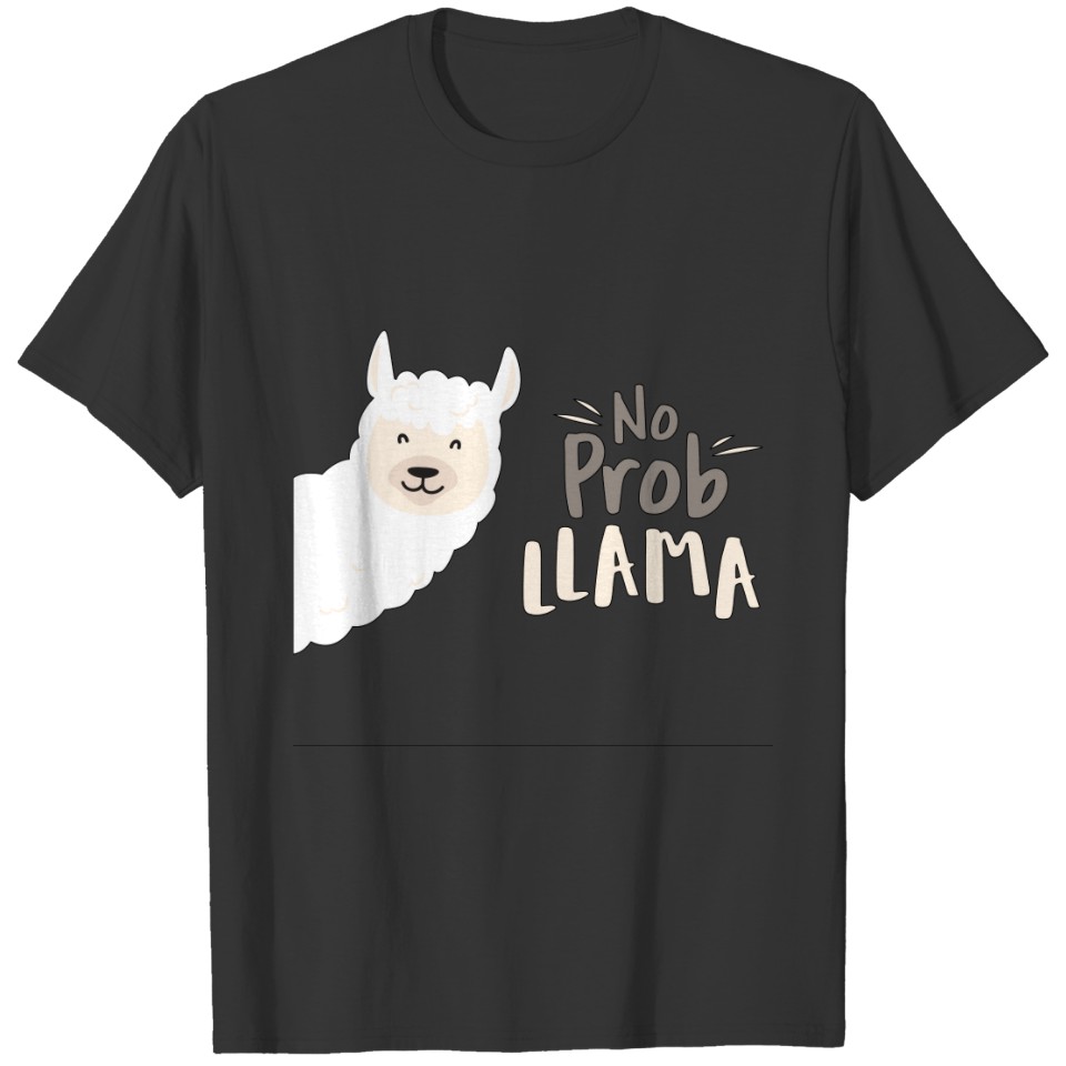 Llama Pun, No Problema Pun, No Probllama T-shirt