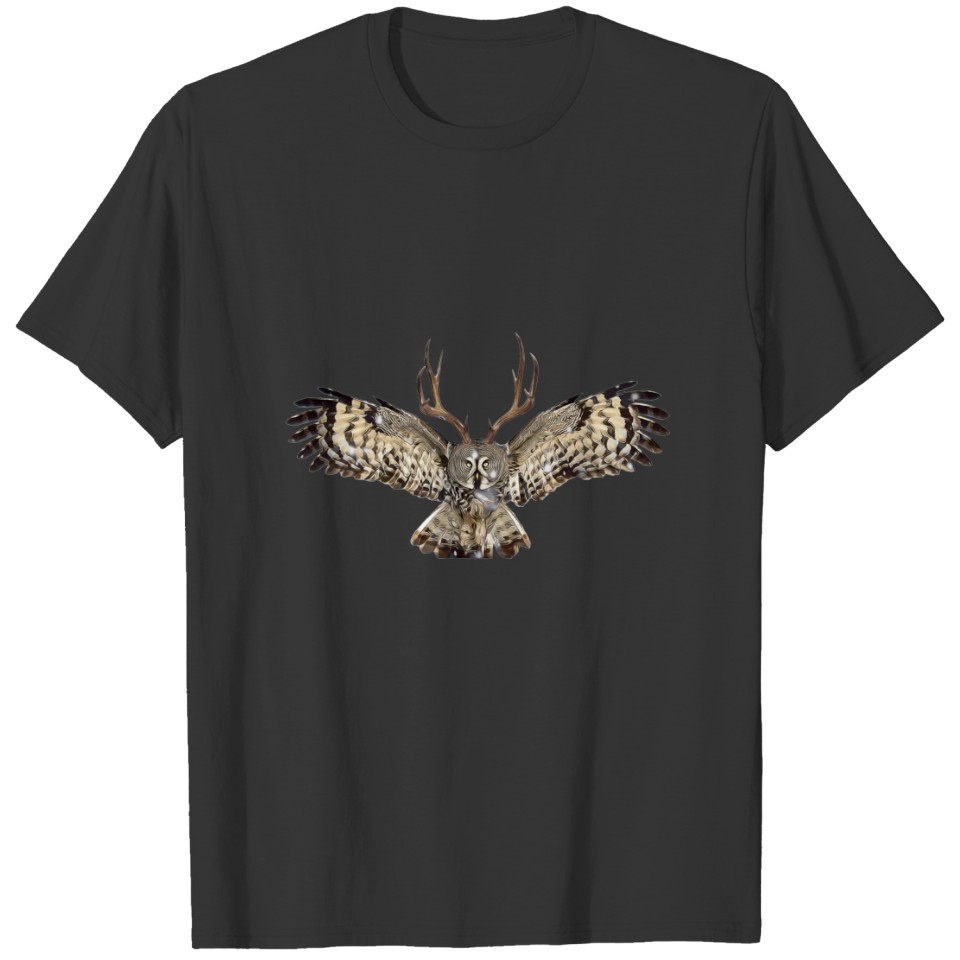 Christmas horned owl T-shirt