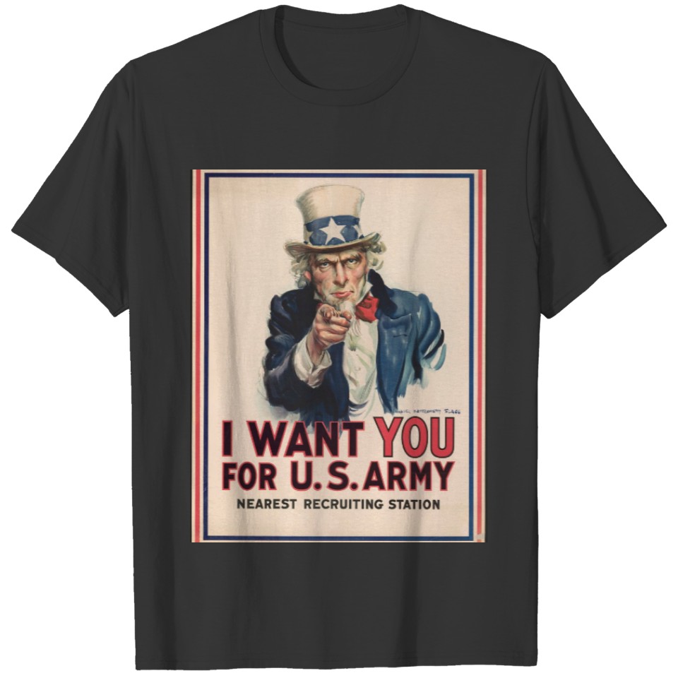 I Want You Uncle Sam T-shirt