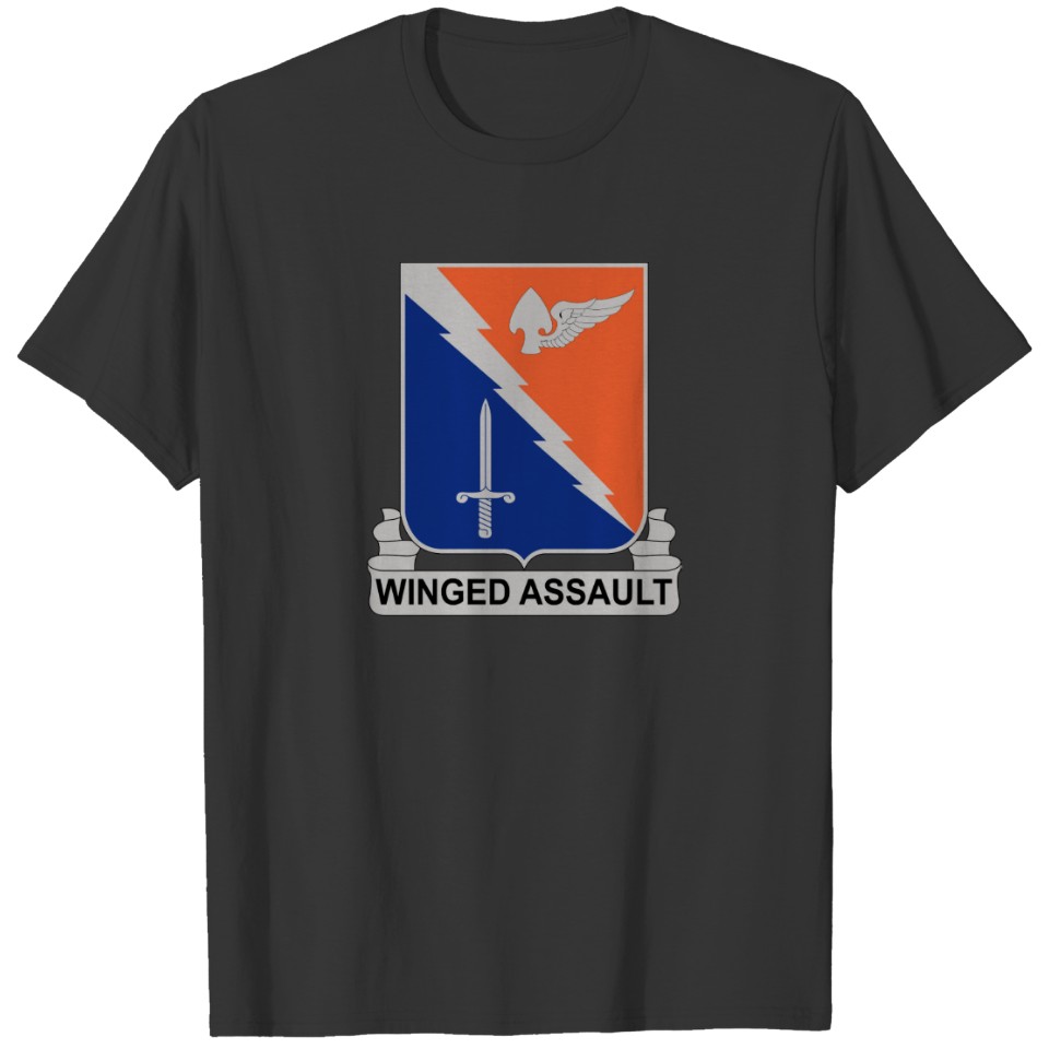 229th Aviation Regiment - Winged Assault T-shirt