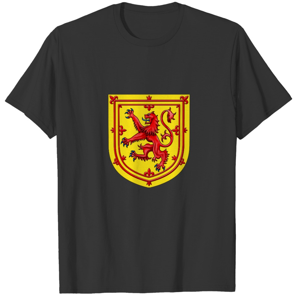 Scotland Lion Rampant Coat Of Arms T-shirt