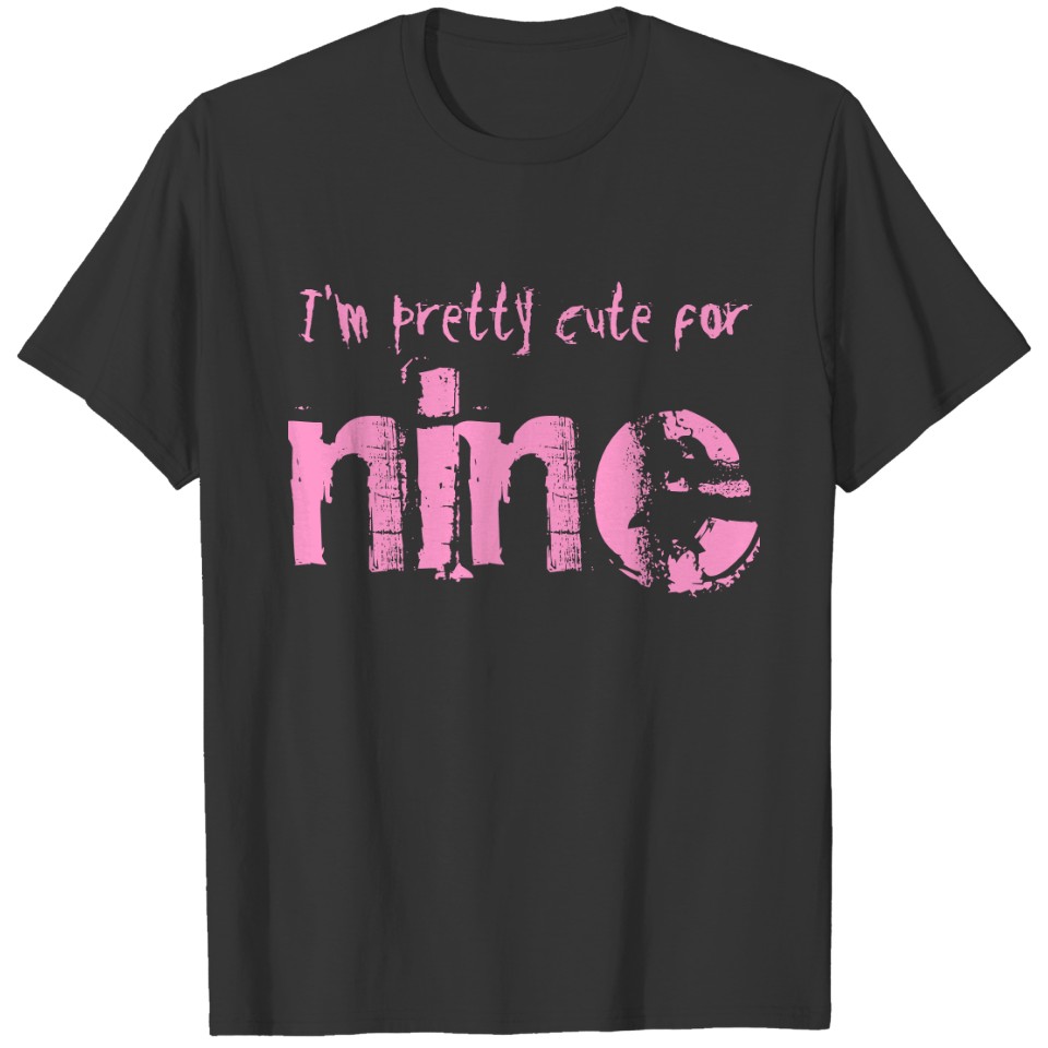Nine Year Old 9th Birthday Gift V015 T-shirt