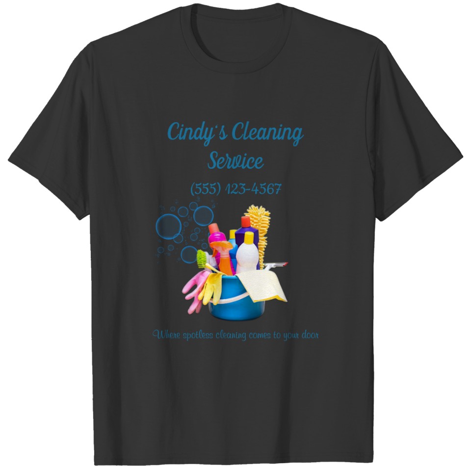 Cleaning Supplies Design House Cleaning Services T-shirt