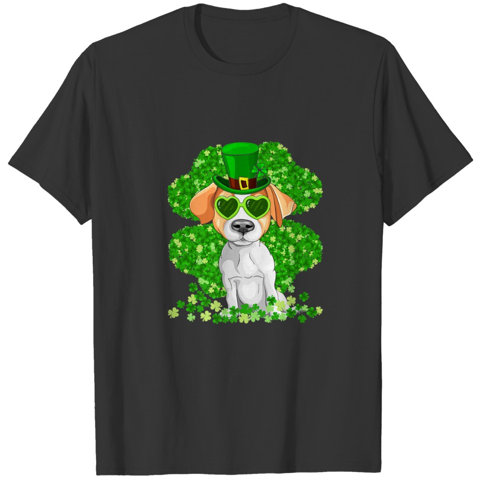 Jack Russell Dog Lover Patrick's Day Shamrock Pupp T-shirt