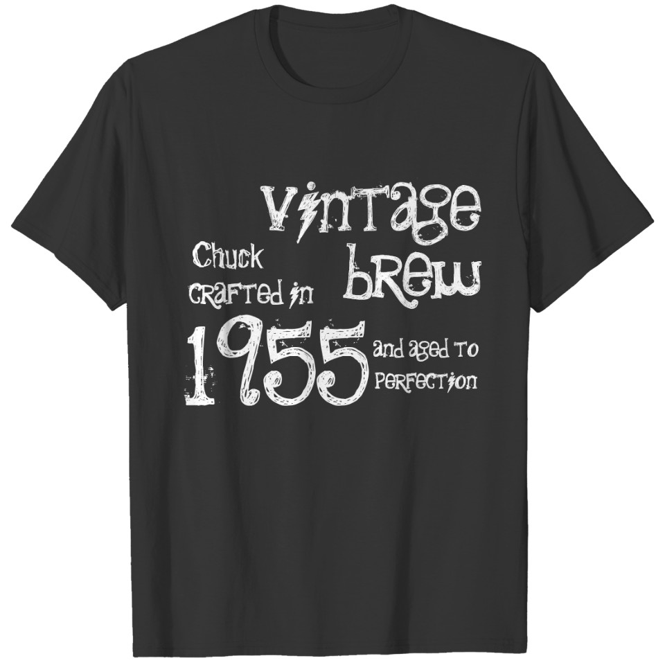 60th Birthday Gift 1955 Vintage Brew A05 T-shirt
