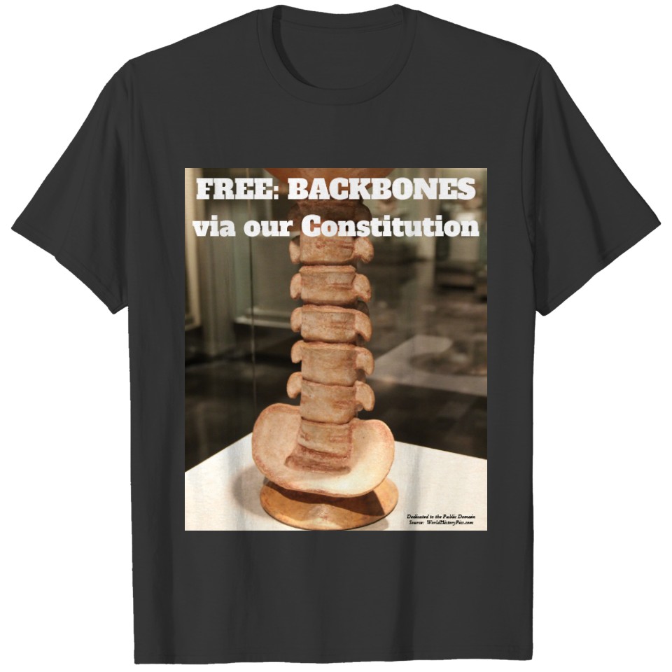 Free Backbones by RoseWrites T-shirt