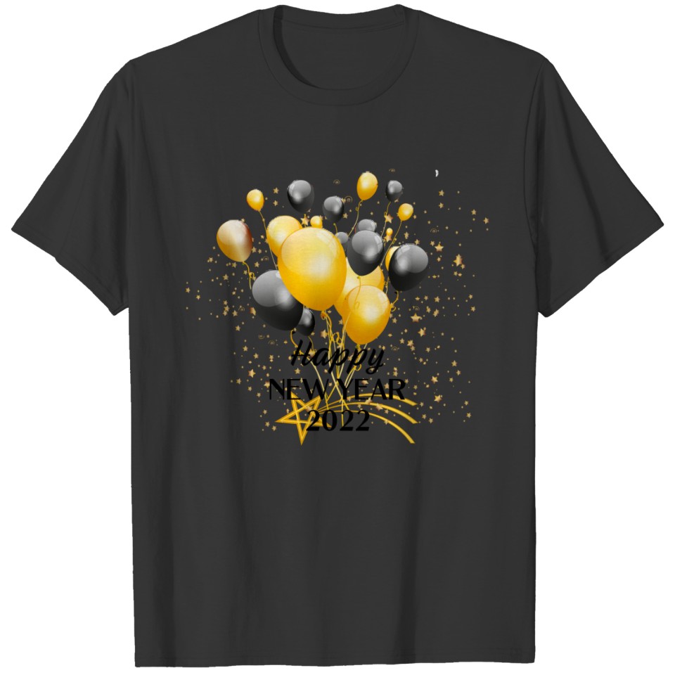 Happy New Year 2022, sparkle, shine and glitter, T-shirt