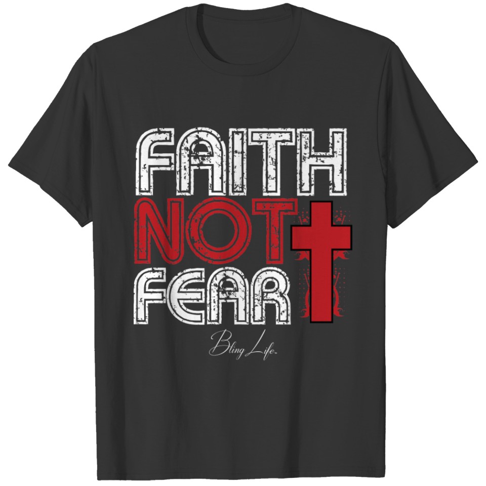 Faith Not Fear Women's Bella+Canvas Zip T-shirt