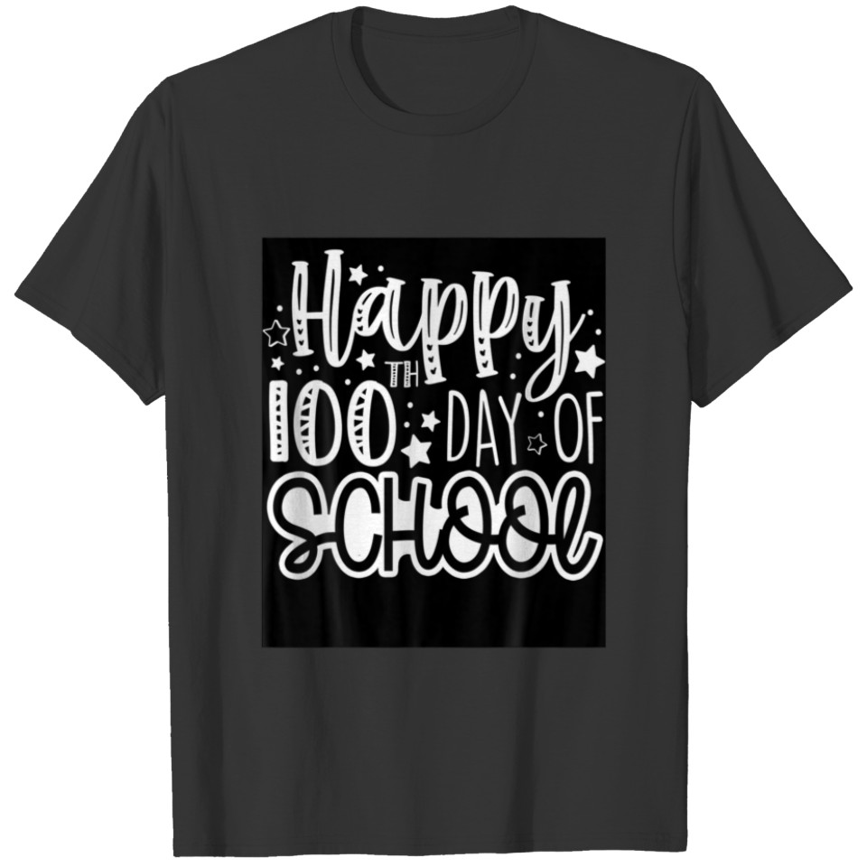 Happy 100Th Day Of School Teacher Child 100 Days S T-shirt