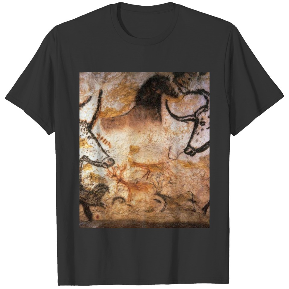 Lascaux Bulls Buffalo Cave Painting T-shirt