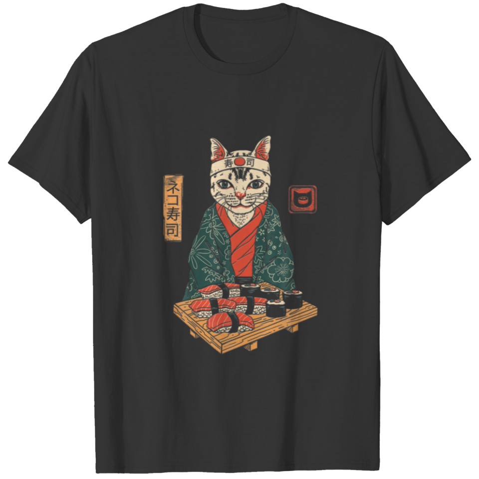 Neko Sushi Bar T-shirt