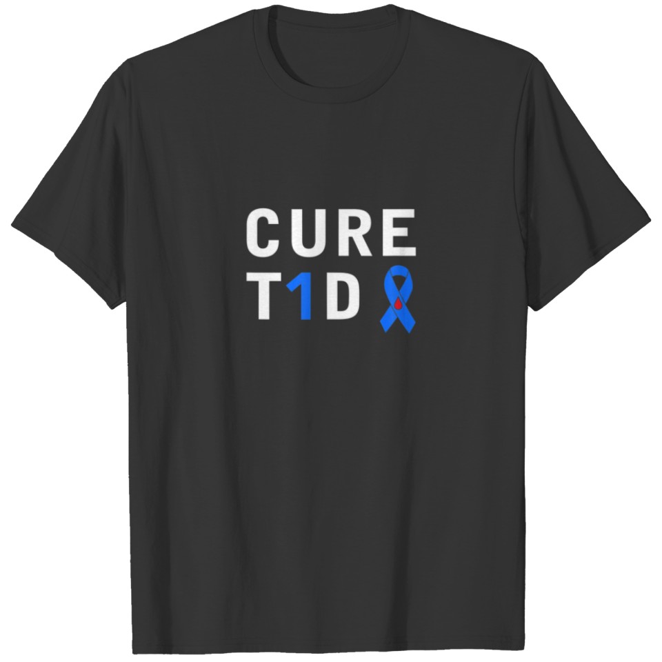 Cure T1D Blue Ribbon T-shirt