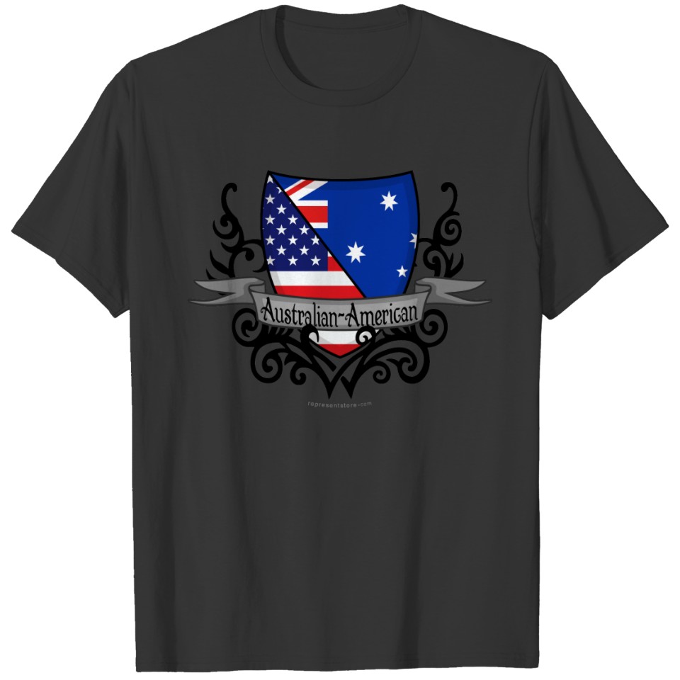 Australian-American Shield Flag T-shirt