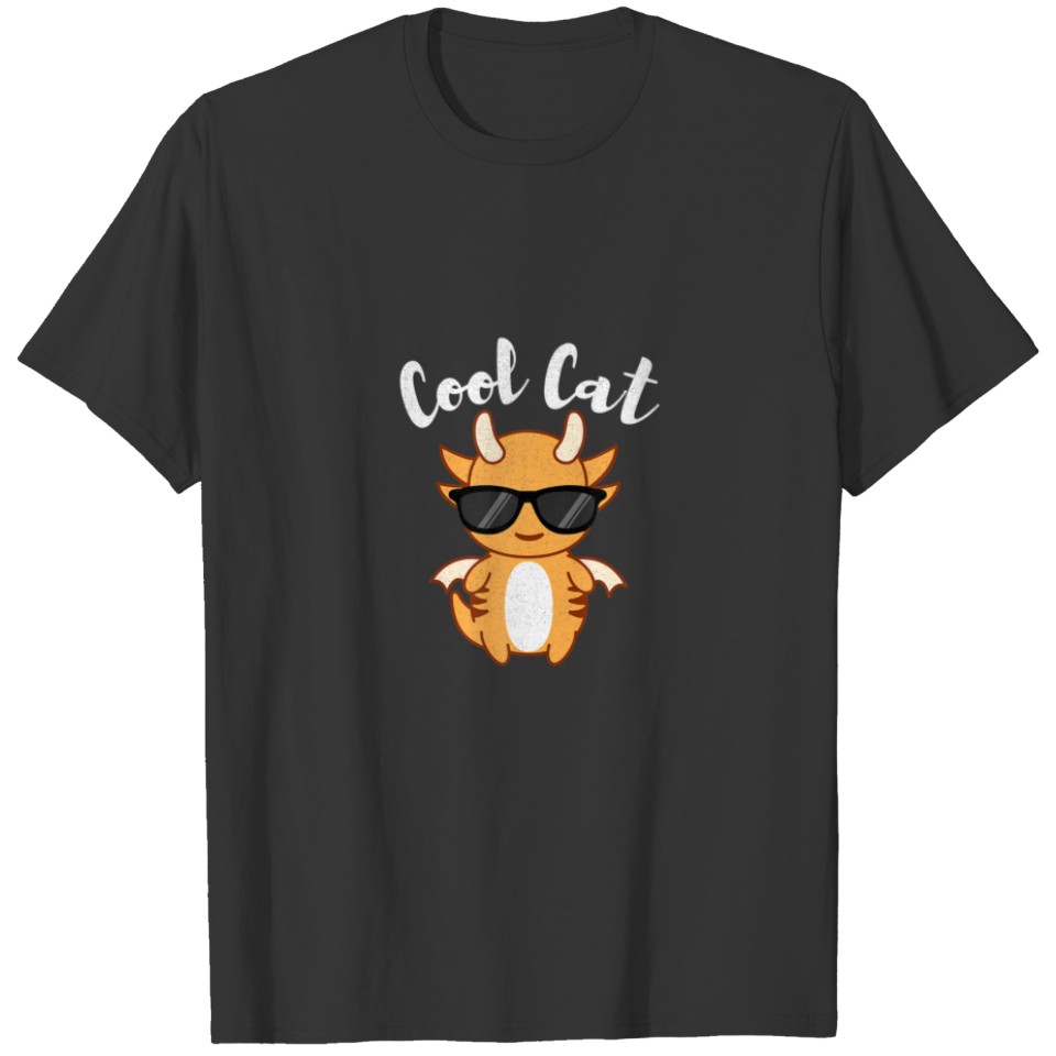 Cat With Sunglasses Cats Lover Spirit Animal Funny T-shirt