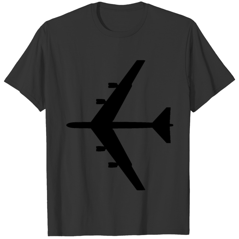 B-52 Silhouette - Black T-shirt
