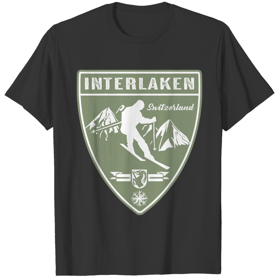 Ski Interlaken Switzerland T-shirt