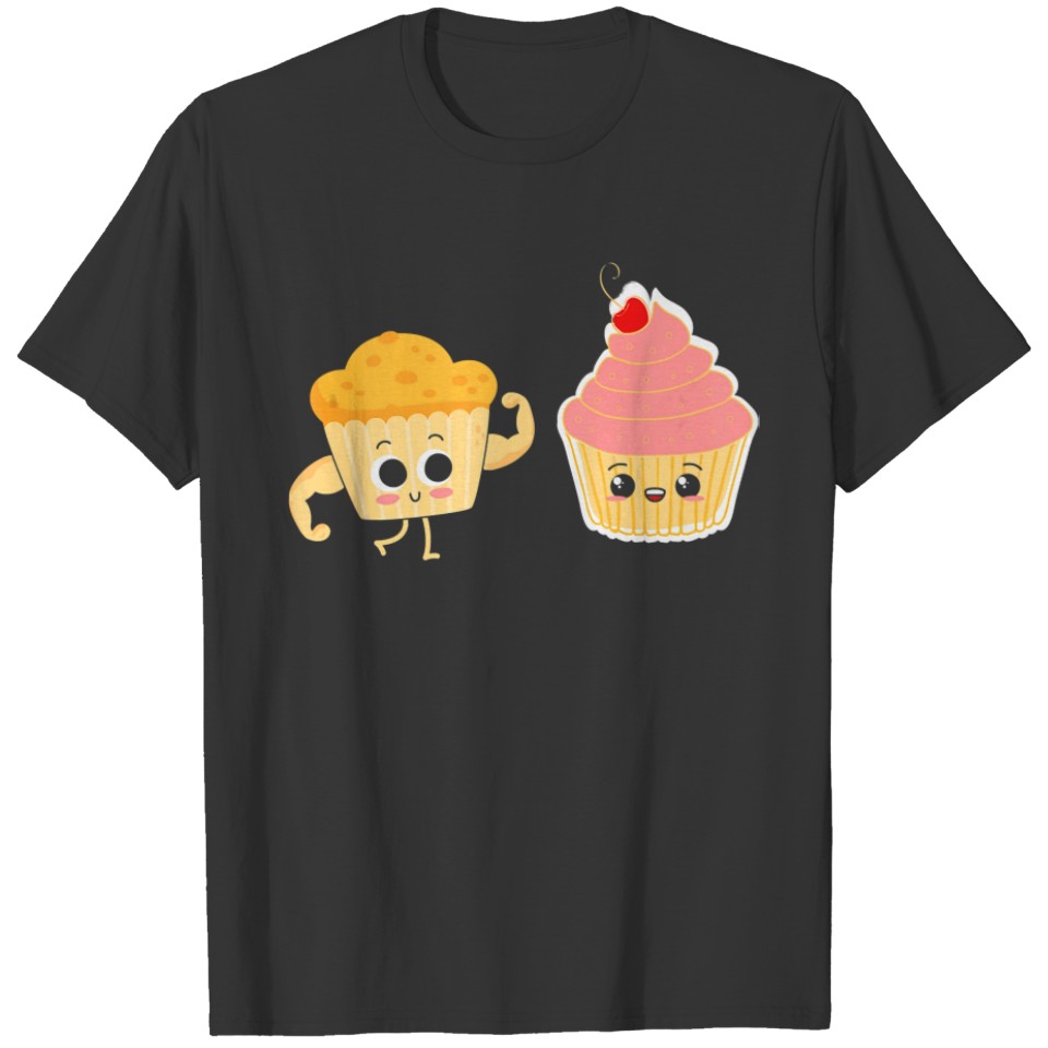 Sweet Cake Couples Lovers Red Heart Valentines Day T-shirt
