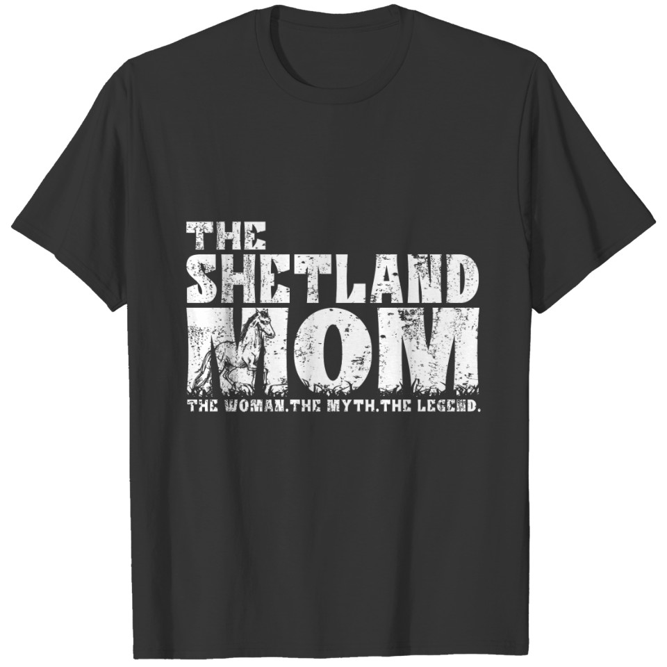 The Shetland Pony Mom Horse Owner Sleeveless T-shirt
